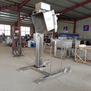 Elevador y Alimentador de Cubos de Carne de Acero Inoxidable, Elevador de Carga de Carne, Elevador de Cubos, Precio de Elevador Vertical con Accesorios - Product Image 1