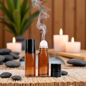 Desodorante en Roll-on de 30ml 50ml, Aceite Esencial, Perfume Transparente en Envase de Vidrio con Roll-on - Product Image 3