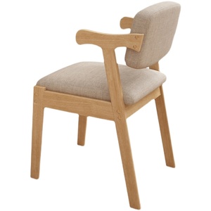Chaise de bureau et d'étude en bois massif de style moderne avec dossier, tabouret de <span class=keywords><strong>chambre</strong></span> pour étudiants, mobilier de maison - Product Image 3