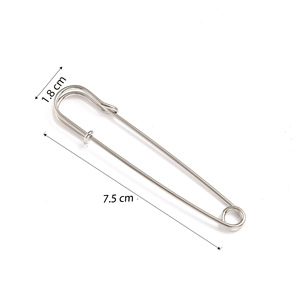 Alfinetes de Segurança de Metal Banhado Artesanais <span class=keywords><strong>DIY</strong></span>, Broches Grandes e Robustos, Distintivos e Emblemas Minglan para Fixar Roupas e Lenços - Product Image 6