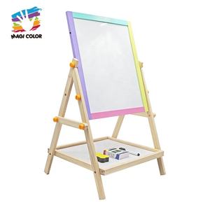 Двухсторонняя деревянная мольберт доска для рисования для детей-креативная игрушка для рисования с регулируемой высотой и многофункциональной W12B048B - Product Image 6