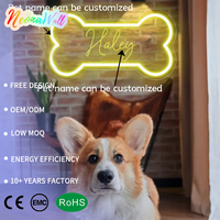 Letrero LED de Neón Personalizado con Nombre de Mascota Neonawall, Decoración para el Hogar, Regalo para Dueños de Mascotas, Luces de Neón