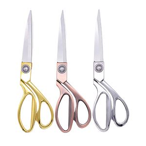 กรรไกรตัดผ้าสแตนเลสเกรดอุตสาหกรรม สำหรับงา<span class=keywords><strong>น</strong></span>หนัก คุณภาพระดับมืออาชีพ สำหรับช่างตัดเย็บ งา<span class=keywords><strong>น</strong></span>ปัก งา<span class=keywords><strong>น</strong></span>เย็บผ้า ขอบเรียบคม - Product Image 1