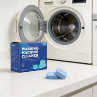 Tablettes nettoyantes solides pour lave-linge, détartrantes pour tambour et cuve, pour éliminer les odeurs