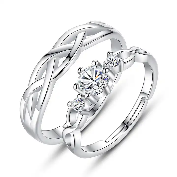 Couple Rings for Couples Best Friends Promise Rings for Her and Him Couples  Matching Rings for
