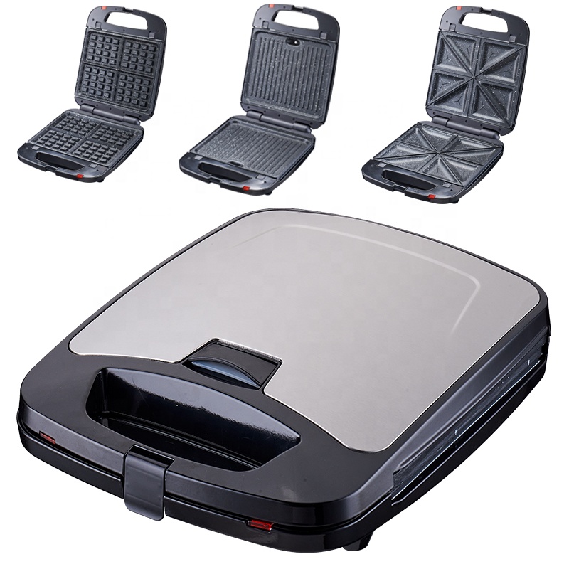 Новый дизайн, 4-слойная Съемная машина для сэндвичей, многофункциональная электрическая хлебопечка, вафельница