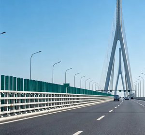 Système de barrières de sécurité pour ponts et autoroutes, destiné à l'ingénierie routière et de transport - Product Image 4