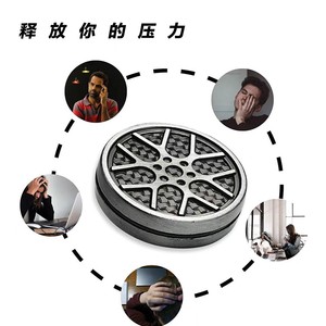 PPB Brand Adult Fingertip Wheel Hub Coin Pusher Decompression Metal EDC with Milk Cover Plastic for Push Brand Fidget Spinners - Product Image 3