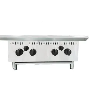 Commercial Restaurant Stainless Steel 24 inch 4 burners Gas Stove Cooker for Cooking with Oven