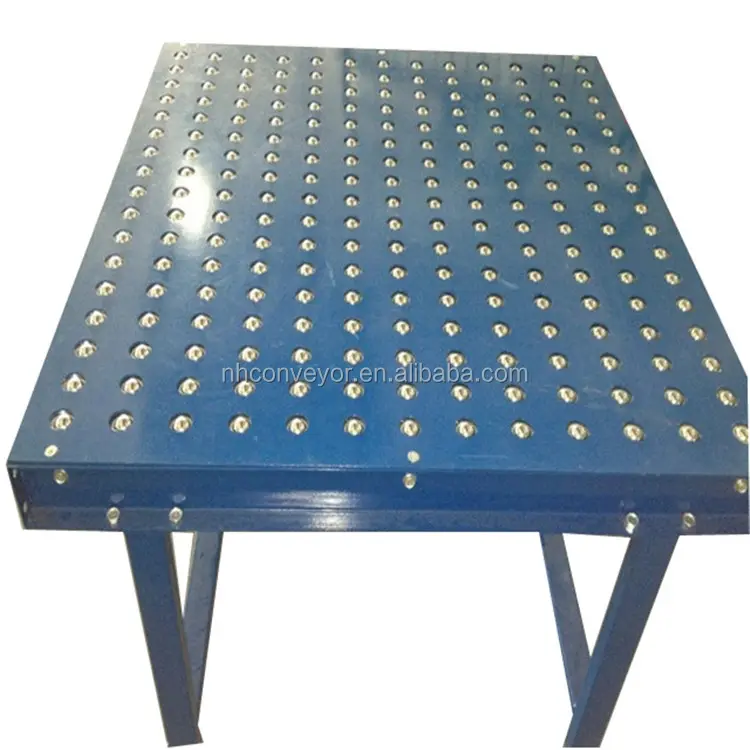 Modular Conveyor Roller Universal Ball Transfer Table Assembly Line