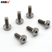 Tornillos de Cabeza Allen de Aleación de Titanio Gr.5 Ti-6Al-4V HRMin para Volante de Vehículo y Automóvil