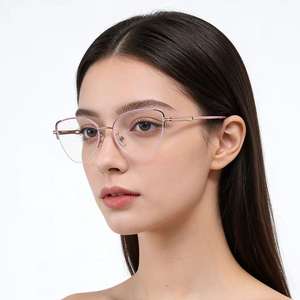 Armação de Óculos de Metal Fashion, Design Colorido, Estilo Gato, Personalização de Óculos Multicoloridos e Atacado - Product Image 5