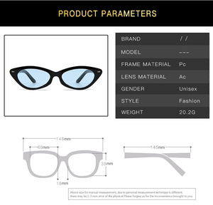 Lunettes de soleil polarisées <span class=keywords><strong>tendance</strong></span> de haute qualité, UV400, petite monture, œil de chat, lunettes de soleil de luxe pour femmes - Product Image 2