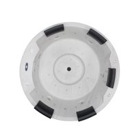 Bañera de Hidromasaje Moderna de Acrílico y Madera con Calefacción Termostática, Altavoz Bluetooth, para Hotel, Interior/Exterior, Almacén