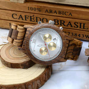 Reloj de Cuarzo de Madera Hecho a Mano, Reloj Cronógrafo de Cuarzo Personalizado, Relojes de Madera para Hombre, Relojes Mecánicos de Lujo - Product Image 2