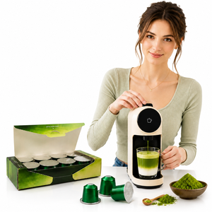 Cápsulas de <span class=keywords><strong>Matcha</strong></span> Ceremonial Yibenef, Té Verde <span class=keywords><strong>Matcha</strong></span> 6a, Cápsulas de <span class=keywords><strong>Matcha</strong></span> Compatibles con Nespresso, OEM - Product Image 1