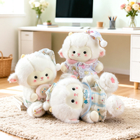 Peluche Mouton Confortable et Adorable en Pyjama, Plusieurs Types d'Agneaux en Peluche, Compagnon Animal pour Enfants, Vente en Gros et au Détail, Décoration Maison