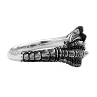 Nouvelle Bague en Alliage Griffe de Dragon Tendance Style Vintage Ins Unisexe Hip-Hop Niche Luxe Léger Personnalisé Punk Réglable