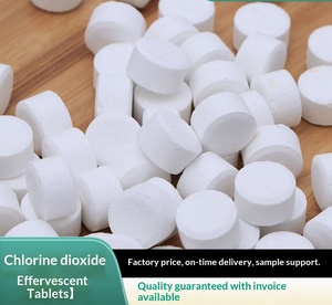 Comprimés effervescents de dioxyde de <span class=keywords><strong>chlore</strong></span> pour la purification de l'eau, l'élimination des algues et la désinfection en aquaculture, piscines et environnements. - Product Image 2