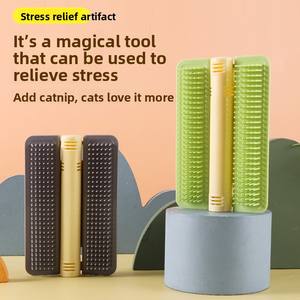 Modern kedi oyuncak aşınmaya dayanıklı olmayan dökülme kendini zevk epilasyon köşe tırmalama cihazı kaşıntı için kabartma - Product Image 1