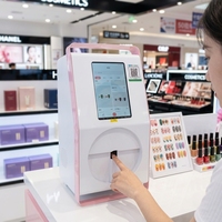 Imprimante à ongles numérique intelligente de haute qualité pour l'art DIY, dessin coloré sur surface, semi-permanent, en matériau ABS, vente en gros