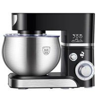 Haushaltsstandmixer mit Hoher Leistung 1200W 5L Kuchen- und Brotteig-Mixer Planetarischer Elektrischer Küchenmaschine Lebensmittelmixer