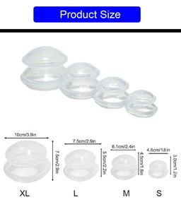 Profesional 4-Piece Set terapi bekam silikon perangkat bekam isap pengurang lemak tubuh - Product Image 4