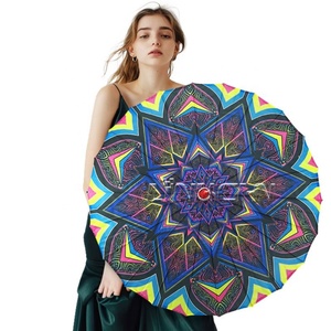 Perfecto para la decoración Paraguas Parasol de tela de bambú personalizado - Product Image 1