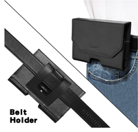 Étui de téléphone en cuir PU pour Microsoft Surface Duo 2 étui universel 4.7 à 5.5 pouces housse de téléphone en cuir véritable