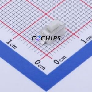 GT-TC057B-H050-L1 Tactile Switch SMD,6x3.5mm Switch Single Pole Single Throw Rectangle Button 2.5N Vertical Mount - Product Image 1