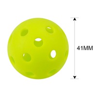 Balles de pickleball miniatures personnalisées, haute qualité, EVA thermoformé, 26 trous, durables, 41 mm, pour entraînement sportif et divertissement