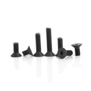 100pcs/Bag <b>M2</b> <b>M2</b>.5 M3 M4 M5 M6 Carbon Steel Hex Socket Countersunk Flat Head Cap Screw DIN7991 <b>Bolts</b> - Product Image 3