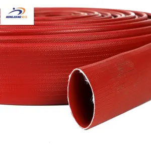 High Pressure Rubber Hose High Pressure 16bar 24bar 110mm Layflat Fly Board Hose Rubber Drill Industrial NBR Air Hose 3inch 4inch 8inch 10inch