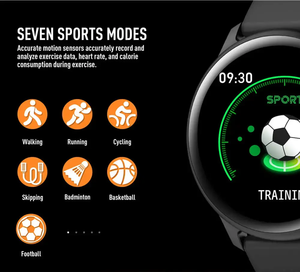 Reloj Inteligente Deportivo KW19 PRO con Pantalla de 1.3 Pulgadas, Monitor de Ritmo Cardíaco, Presión Arterial, Música, para Hombre y Mujer, Compatible con IOS y <span class=keywords><strong>Android</strong></span> - Product Image 5