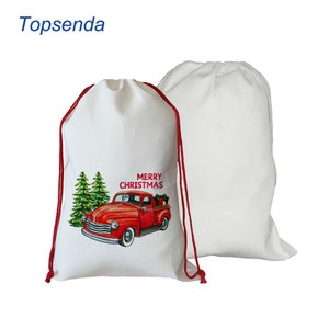 Christmas Personalized Gift extra <strong>Large</strong> Blank Canvas Bag Dye Sublimation <strong>Santa</strong> <strong>Sack</strong> - Product Image 6