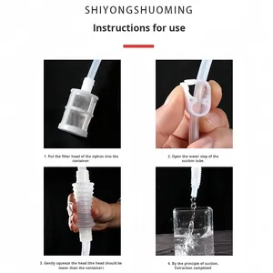 Verseur automatique de siphon de <span class=keywords><strong>vin</strong></span> auto-amorçant Pot de filtre à <span class=keywords><strong>vin</strong></span> domestique avec pompe à liqueur Outil de verseur de pot de <span class=keywords><strong>vin</strong></span> en plastique - Product Image 2