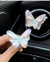 Diffuseur de parfum floral haut de gamme pour voiture, à évaporation naturelle, pour grille d'aération, avec pierre d'aromathérapie et élimination des odeurs