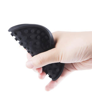 Ensemble de 6 sous-verres en <span class=keywords><strong>silicone</strong></span> de style classique avec support, grand plateau profond de 4,3 pouces pour attraper les déversements de boissons froides, convient à tous les gobelets - Product Image 5