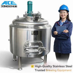 New Craft Distillery Machinery Factory 2000L Brewing Stainless Steel Beer Equipment Mash Tun - Product Image 4