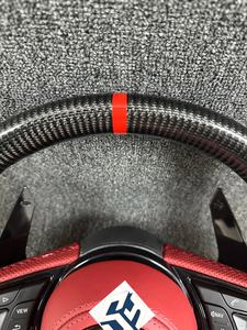 Volante de fibra de carbono para coche para Audi <span class=keywords><strong>RS3</strong></span> S3 A7 A4 B9 RS6 RS7 S4 A3 8V Q7 A6 - Product Image 5