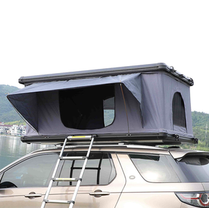 Tente de toit automatique pour 4 personnes de taille familiale, abri de camping en tissu Oxford 420D robuste avec moustiquaire - Product Image 1