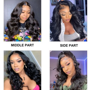 Peluca de Cabello Humano con Cutículas Alineadas, Peluca Completa de Encaje HD, Peluca Frontal de Encaje 360, Cualquier Textura, Cualquier Color, Alta Densidad - Product Image 4