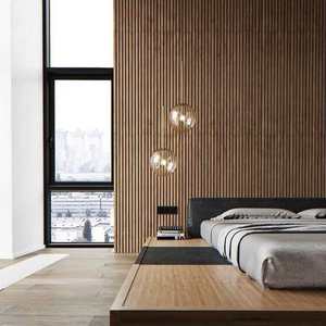 Panel Acústico Insonorizante WINEGO, Paneles de Pared de Listones de Madera Impermeables, Panel Acústico de Madera Insonorizante Económico - Product Image 4