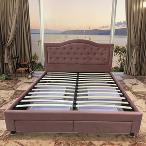 XDS hiện đại và hiện đại nút tufting giường đôi với lưu trữ với một sự lự<span class=keywords><strong>a</strong></span> chọn phong cách và thiết thực ở một mức giá cạnh tranh - Product Image 3