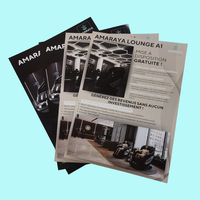 Promosyon Broşürü ve Katalog Baskısı Özelleştirilmiş Ofset/Dijital Sanat Kağıdı Filmi ve Film Laminasyonu