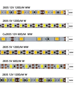 Factory Custom Dc12V 24V 2835 120Leds/M 240Leds/M Cri>90 Cri>95 R9>90 High Cri Led Strip Lights