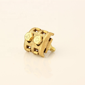 Heavy Duty Brass Earth Claw Clip Clamp Electrical Parallel Cable Connector Inch Electroplated for Industrial Power Distribution - Product Image 6