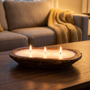 Portavelas de madera hecho a mano, recipiente para velas de madera de mango para decoración de restaurantes y hoteles, de un mayorista verificado. - Product Image 3