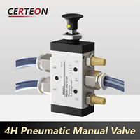Vanne Pneumatique Manuelle 5 2 Voies avec Levier pour Compresseur et Utilisation en Automatisation Industrielle