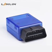 Conector Macho OBDII de 16 Pines J1962M, Adaptador de Modificación Automotriz con Carcasa Bluetooth 327 para OBD2